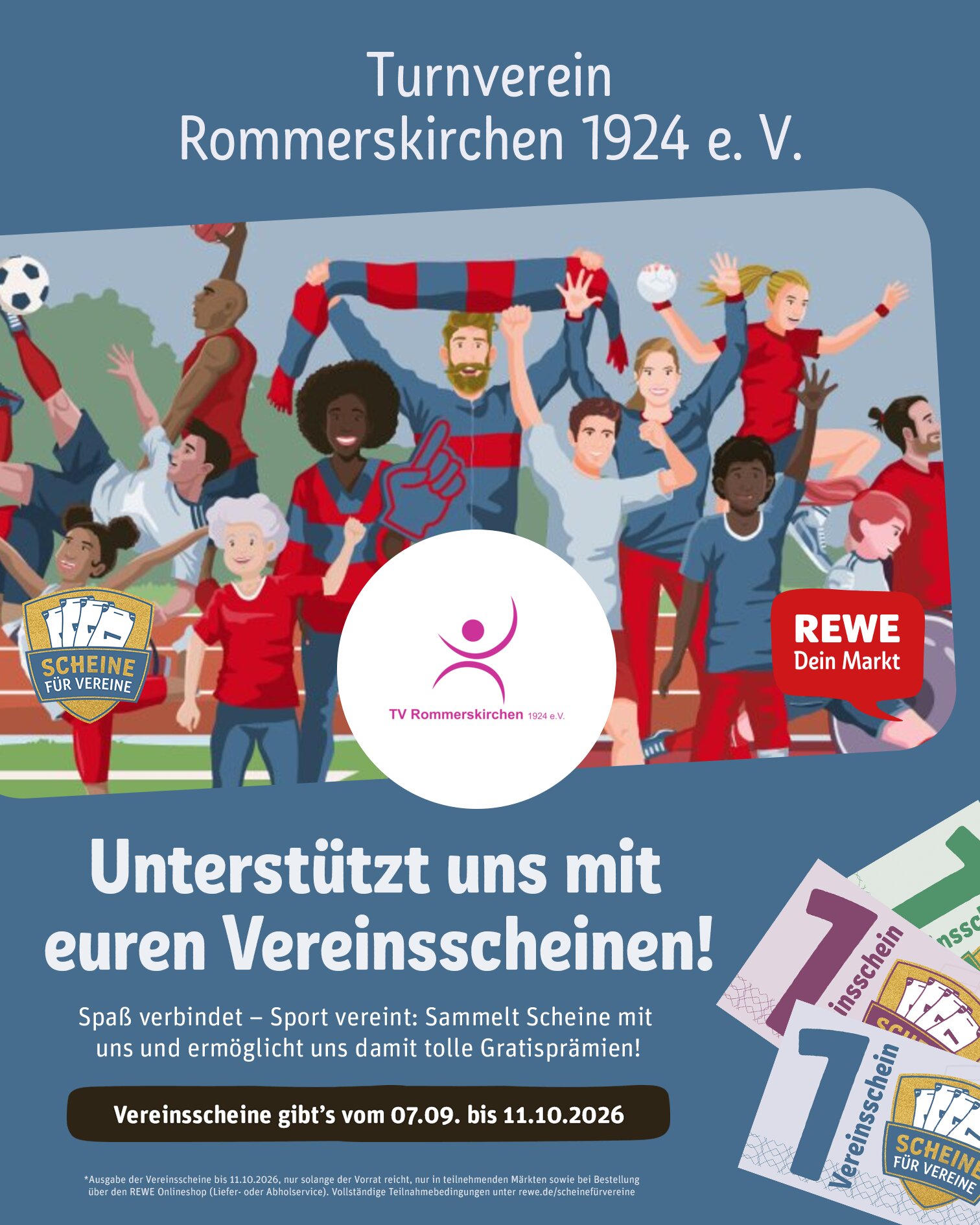 Scheine für Vereine: Wir sind wieder dabei!